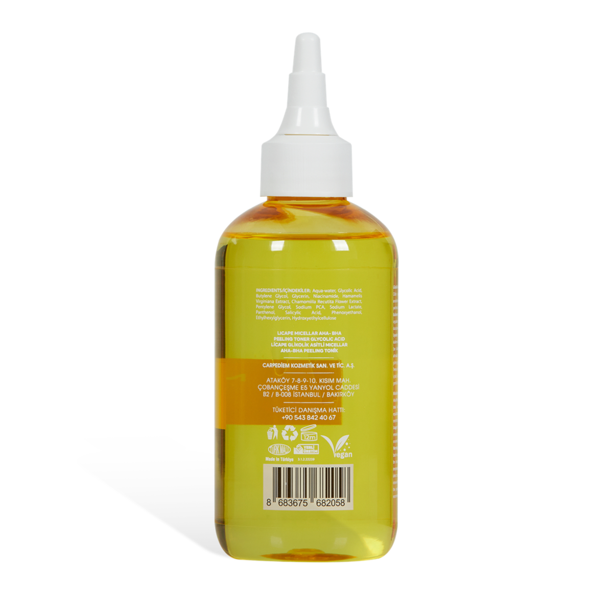 Micellar Glycolic Acid Aha-bha Peeling Tonic 200ml