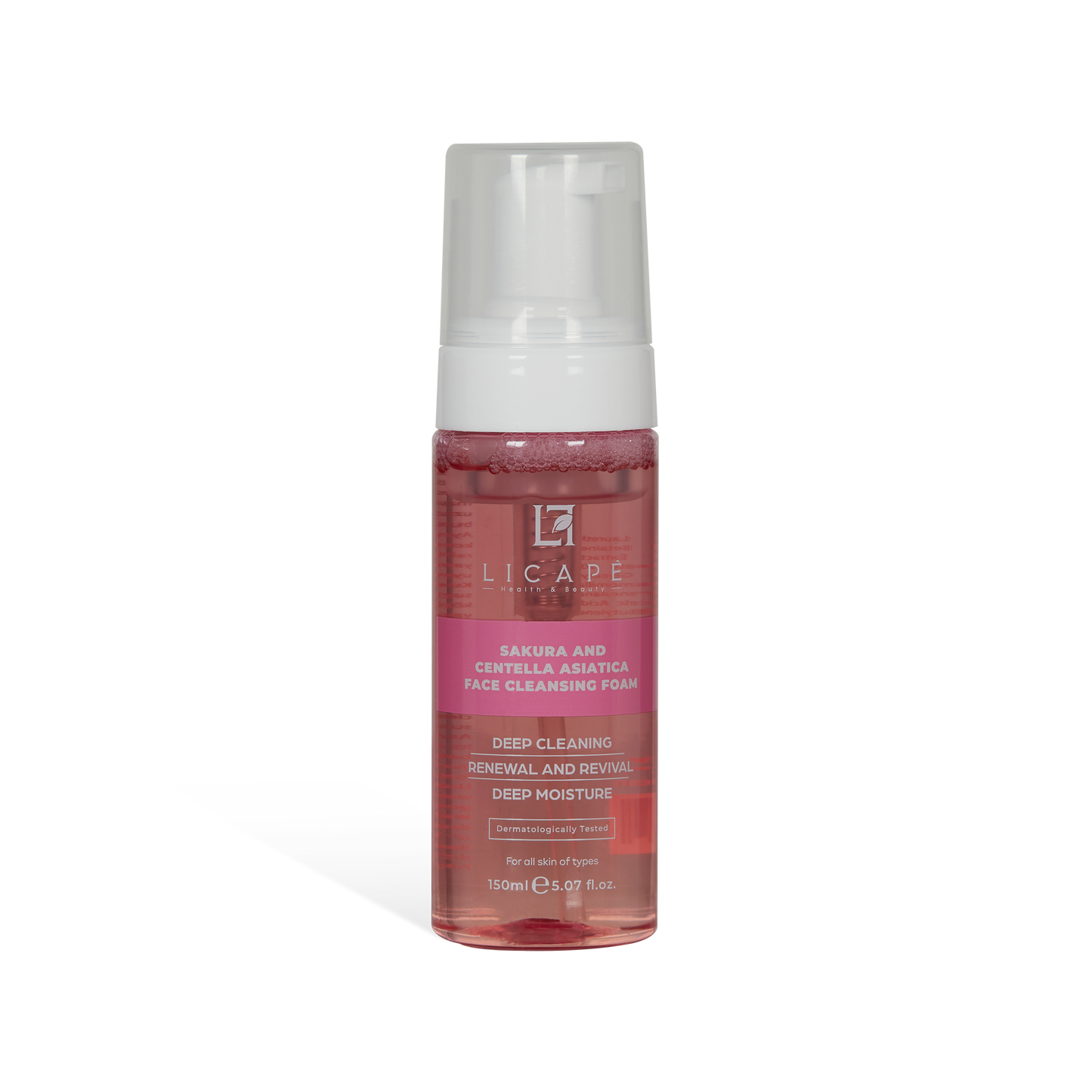 Sakura And Centella Acitica Facial Cleansing Foam 150ml