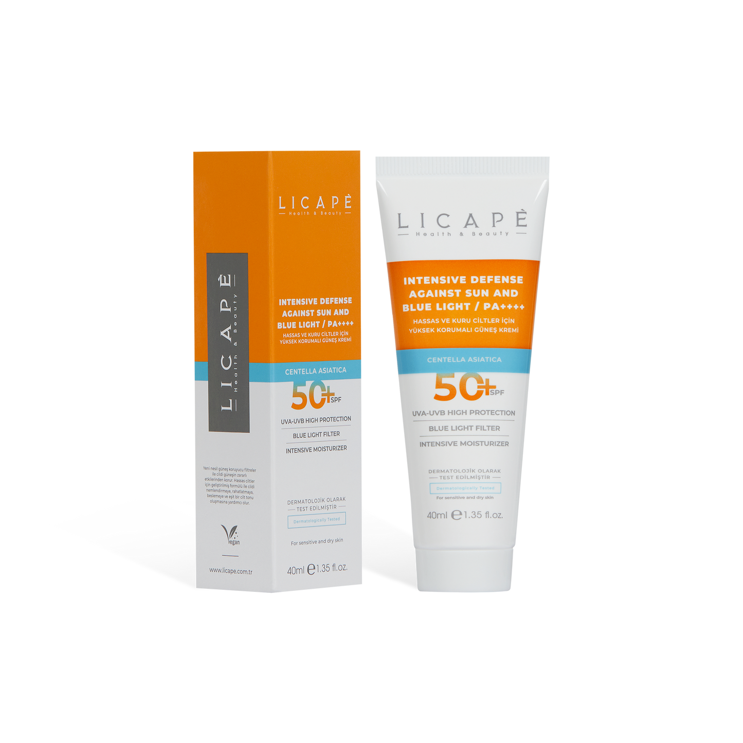 High Protection 50 Factor Sun Cream for Sensitive and Dry Skin 40ml