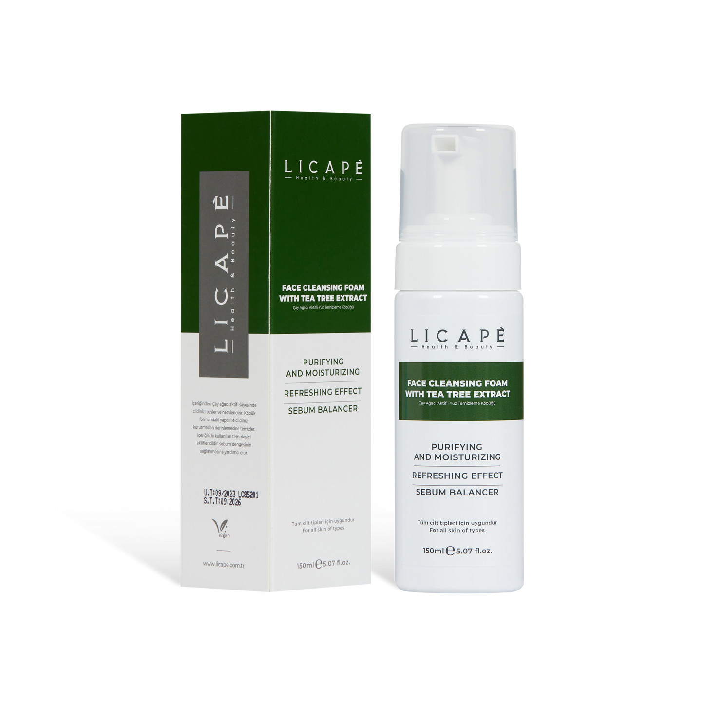 Tea Tree Active Facial Cleansing Foam 150ml