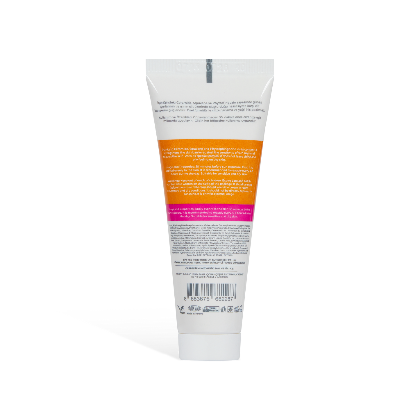 High Protection Color Tone Equalizer Pink - Pink Sun Cream 40 ml