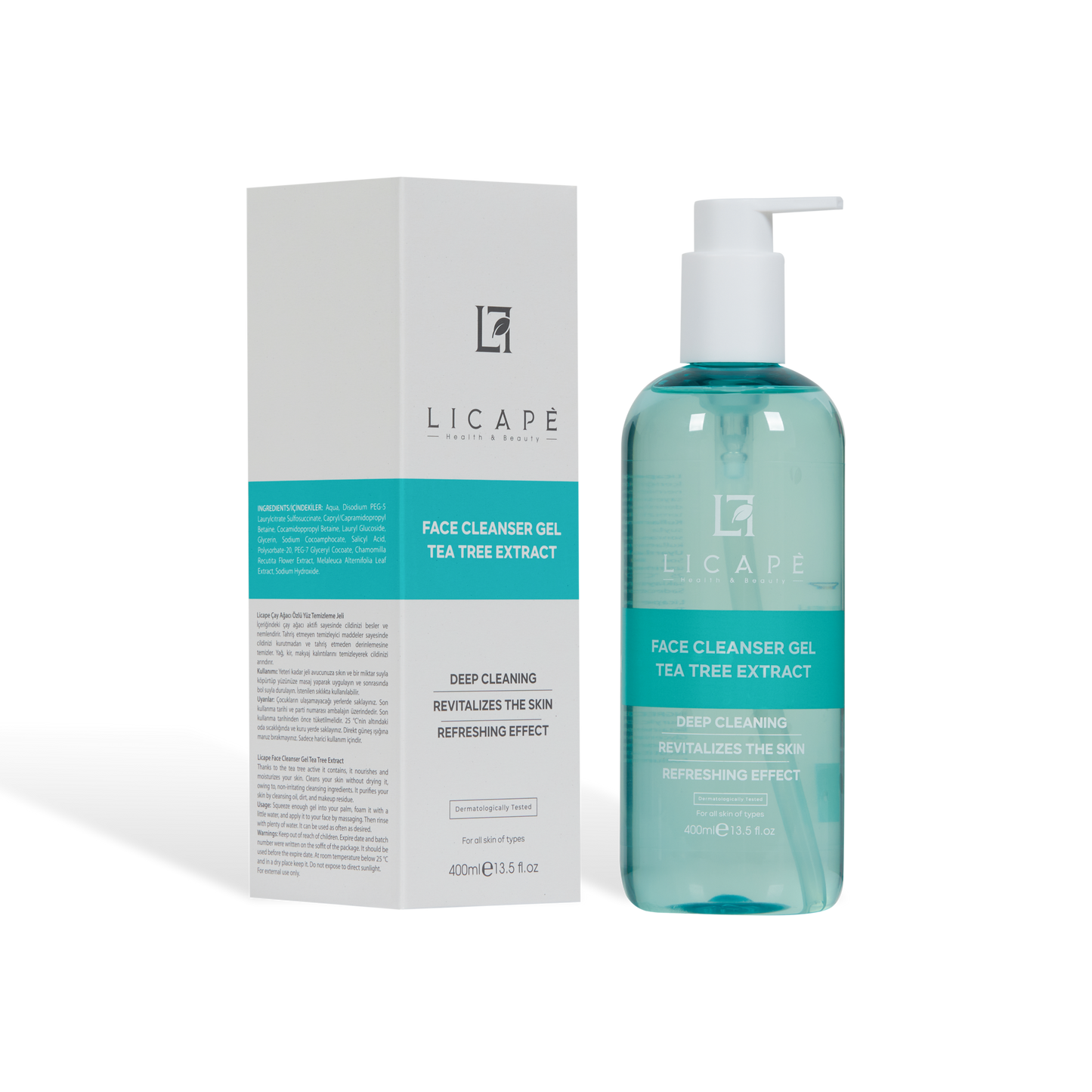 Çay Ağacı Özlü Yüz Temizleme Jeli 400ml