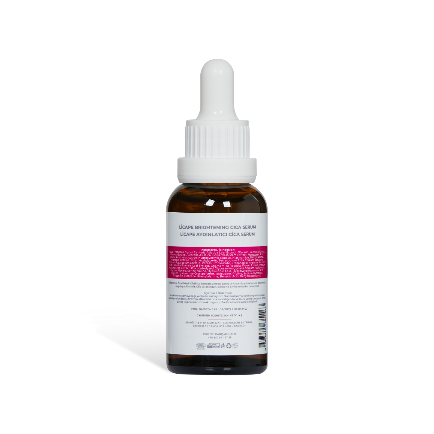 76% Centella Asiatica Brightening Cica Serum 30ml