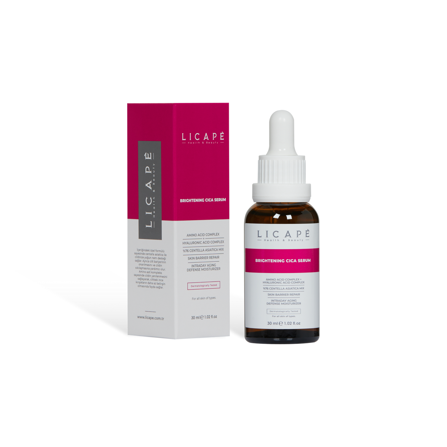 76% Centella Asiatica Brightening Cica Serum 30ml