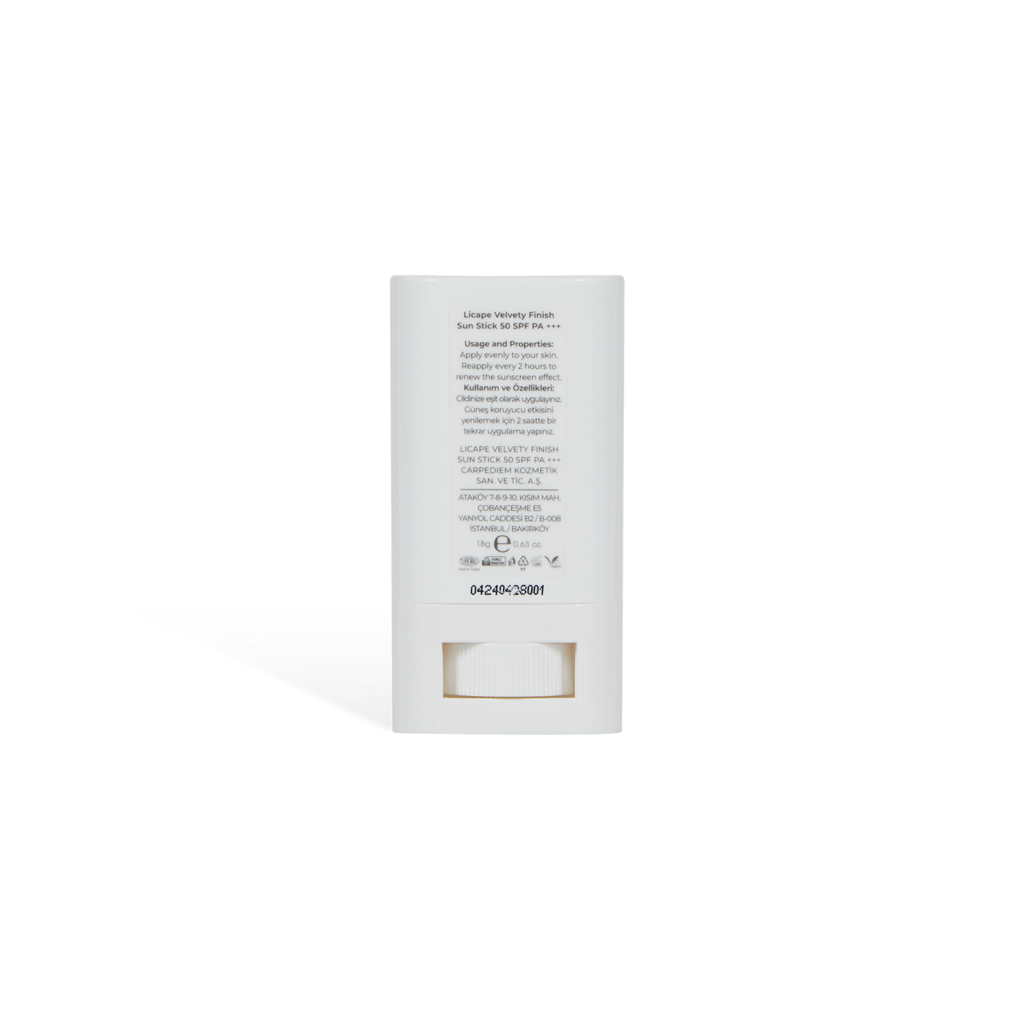 High Protection Water Resistant Stick 50 Factor Sun Cream Suitable for All Age Groups 18 ml