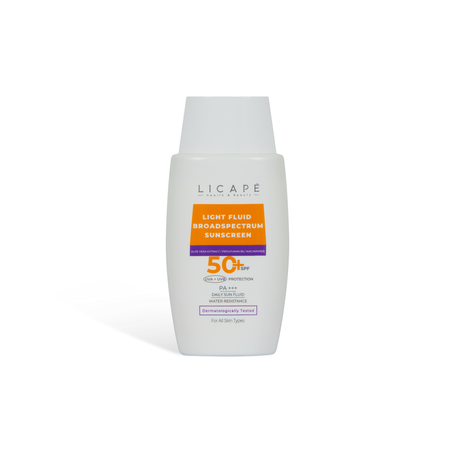 High Protection Water Resistant Suitable for All Skin Types 50 Factor Liquid Sun Cream 50 ml