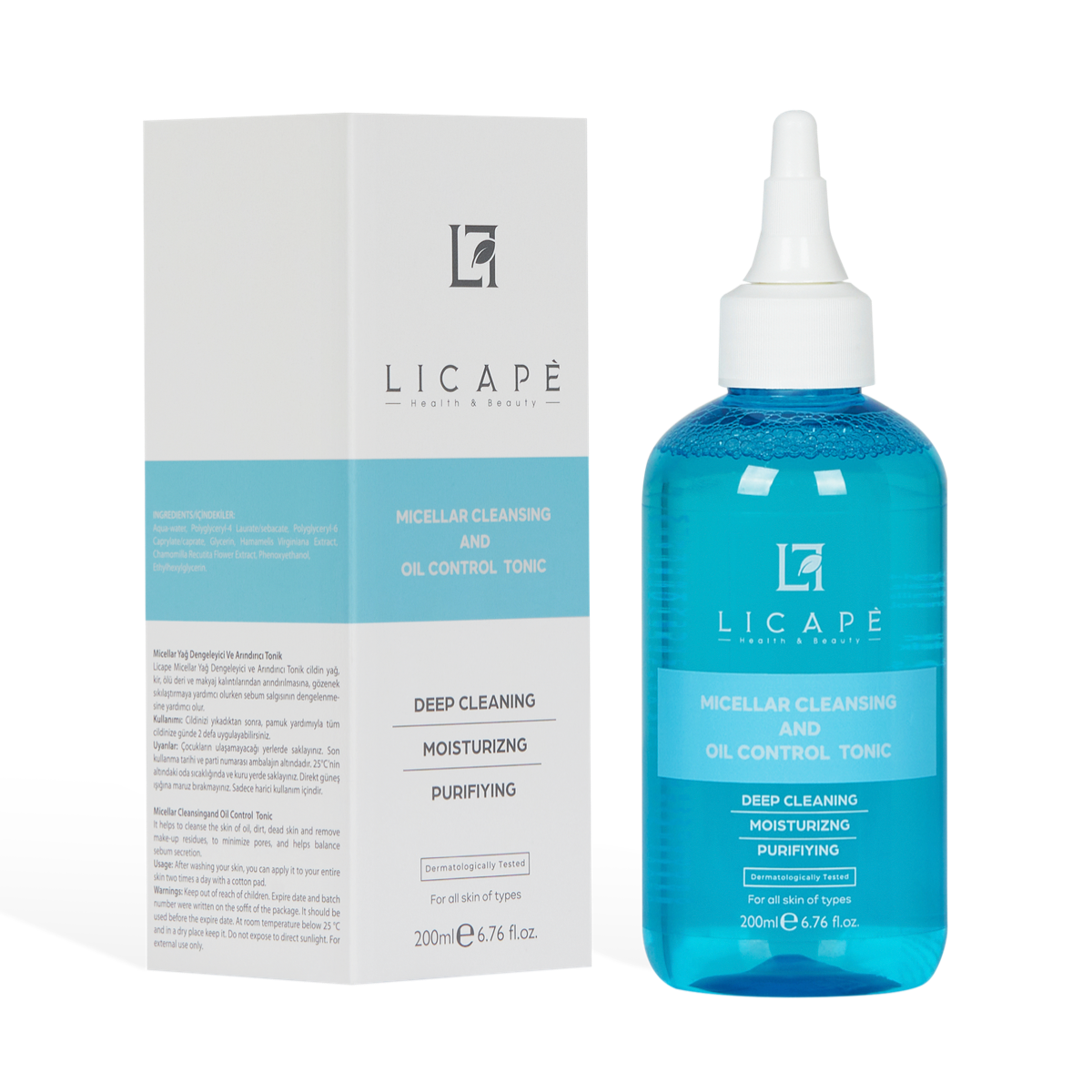 Gözenek Sıkılaştırıcı, Arındırıcı ve Yağ Dengeleyici Tonik 200ml