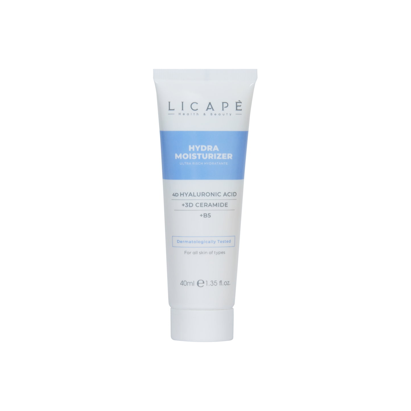 Intensive Moisturizing Brightening 4D Hyaluronic Acid Water Based Moisturizer Cream 40ml
