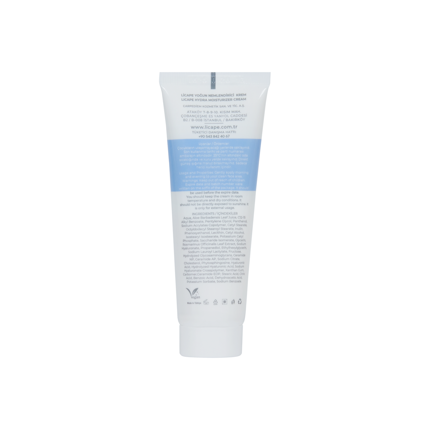 Intensive Moisturizing Brightening 4D Hyaluronic Acid Water Based Moisturizer Cream 40ml