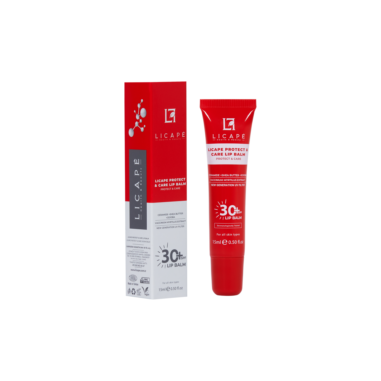 SPF 30 Protective and Moisturizing Lip Balm | Colorless