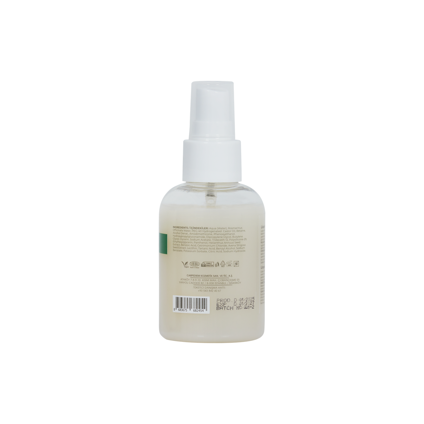 Hair Care Milk with Rosemary Essence for Bond Building