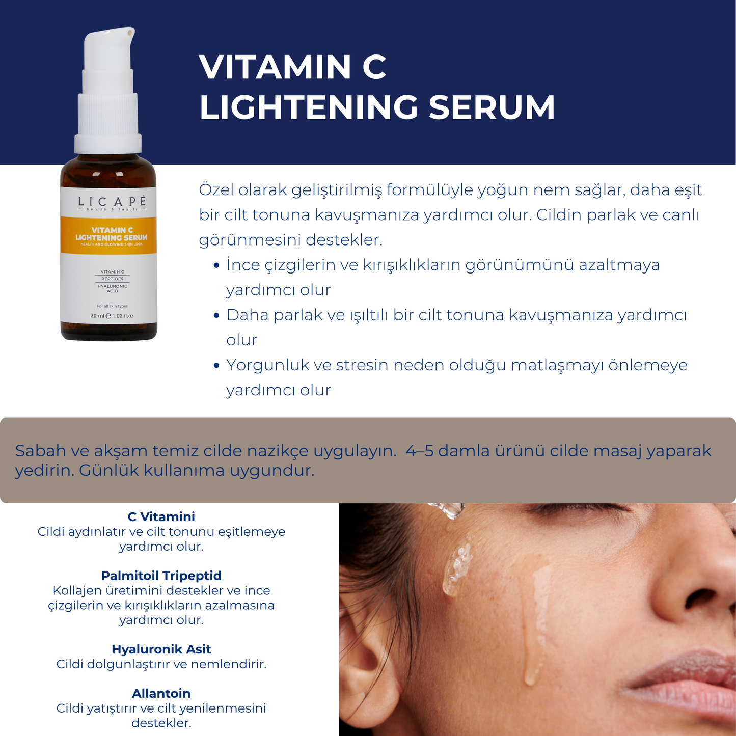 C Vitaminli Aydınlatıcı Serum 30ml
