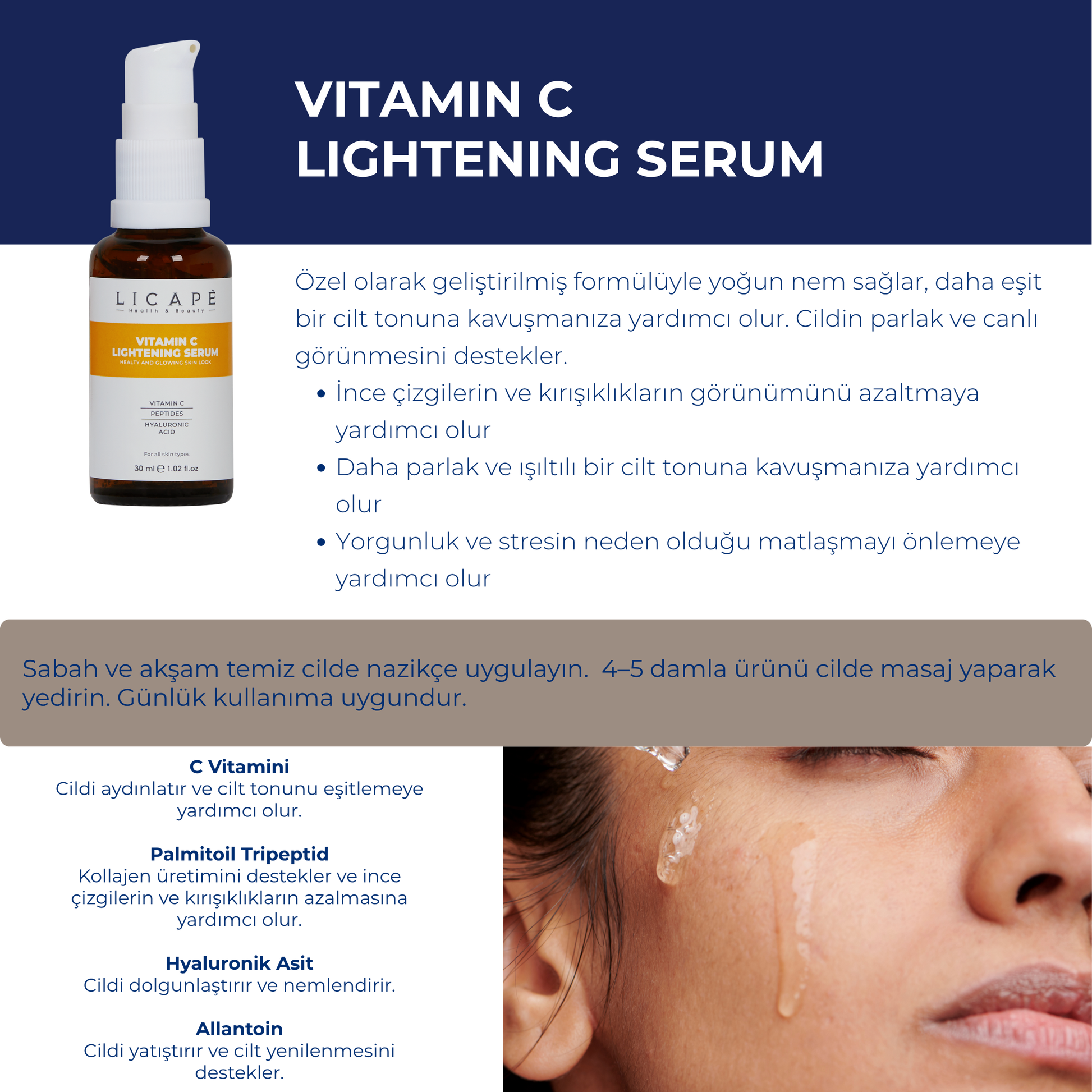 C Vitaminli Aydınlatıcı Serum 30ml